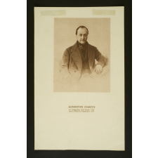 Auguste Comte né à Montpellier le 19 Janvier 1798 mort à Paris le 5 Septembre 1857.
