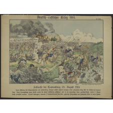 Deutsch-russischer Krieg 1914. Schlacht bei Tannenberg 28. August 1914.