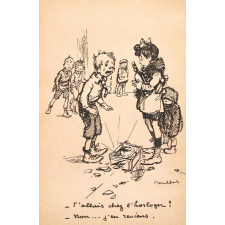 T'allais chez l'horloger ? - Non... j'en reviens.