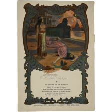 Cartes réclame. Fables de La Fontaine.