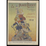 A la place Clichy, Paris. Jouets, étrennes 1912.