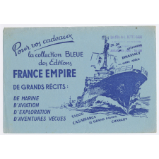 Buvard publicitaire. La collection Bleue des Editions France Empire.
