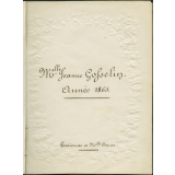 Cahier d'écriture. 