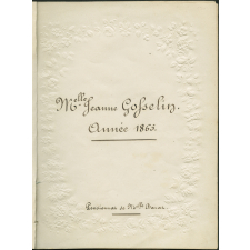 Cahier d'écriture.