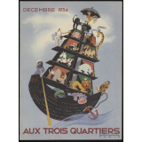 Aux Troix Quartiers, Paris. Décembre 1934. 