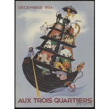 Aux Troix Quartiers, Paris. Décembre 1934. 