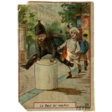 Carte réclame. Le saut de mouton.