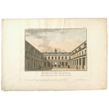 Entrée du Lycée Bonaparte. Ci-devant Cloître des Capucins, rue Ste Croix, Chaussée d'Antin.
