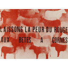 Laissons la peur du rouge aux bêtes à cornes.