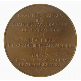 Médaille à l'effigie de Maurice Barrès. 