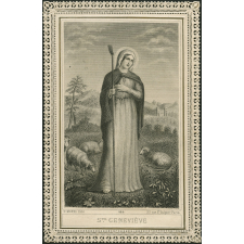Image religieuse. Ste Geneviève.