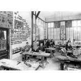Atelier de menuiserie. 