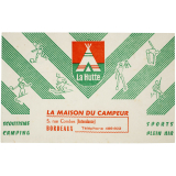 Buvard publicitaire. La Hutte.