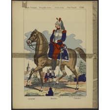 Cuirassier de l'armée française.