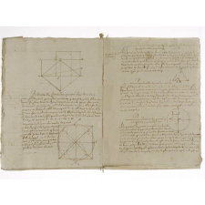 Cahier contenant plusieurs règles de la géométrique pratique comme de la diversité de plusieurs mesures et les réductions.