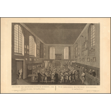 Vue intérieure de l'Ecole illustre à Amsterdam. Gezicht van het Doorlugtige School, van Binnen te zien, tot Amsterdam.