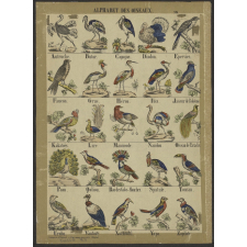 Alphabet des oiseaux. Imagerie d'Epinal. 581.