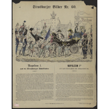 Napoleon I und die Strassburger Schulfinder. Napoléon Ier et les écoliers de Strasbourg.