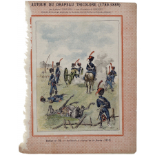 Artillerie à cheval de la Garde (1813) - Autour du Drapeau tricolore 1789-1889 - Cahier n°79.