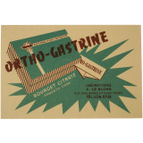 Buvard publicitaire. Ortho-Gastrine.