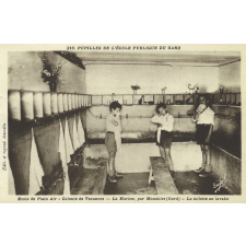 Pupilles de l'Ecole Publique du Gard - Ecole de Plein Air - Colonie de Vacances - La Marine par Monoblet (Gard) - 213 - La toilette au lavabo.