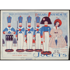 Grands magasins Dufayel, Palais de la Nouveauté, Paris. Jouets, étrennes.