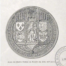 Sceau des Quatre Nations ou Faculté des Arts : XVIe siècle.