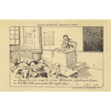Donne-lui z'en un peu dis, de ton Carenoutur, entends comme il tousse - T'es bête, pour qu'on puisse plus rigoler alors!…