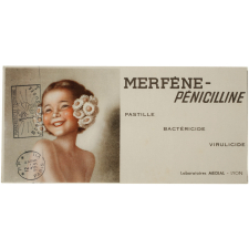 Buvard publicitaire. Merfène-Pénicilline.