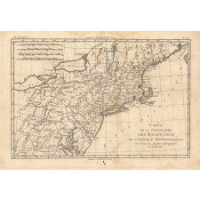 Carte de la Partie Nord des États-Unis de l'Amérique Septentrionale.