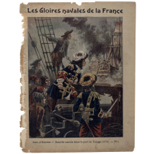 Jean d'Estrées-Bataille navale dans le port de Tabago (1676) - Les gloires navales de la France . N°1. 