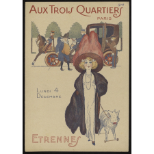 Aux Trois Quartiers, Paris. Étrennes.