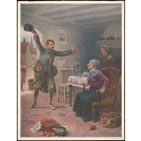 Le retour de l'héroÏque soldat. 