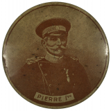 Boîte à l'effigie du roi Pierre Ier de Serbie. 