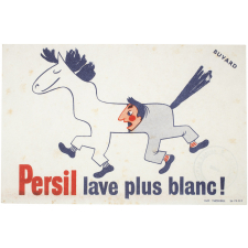 Buvard publicitaire. Persil lave plus blanc!