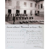Ecole Pellerin à Beauvais - Exercices militaires (groupe n°9) : Maniement de l'arme - Tir. 