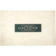 Buvard publicitaire. Champagne Gauthier.