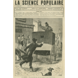 A.-M. Ampère. Ce tableau n'était autre chose que le panneau d'un fiacre.