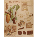 Tableau mural. El cacao.