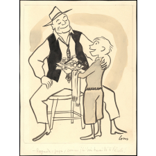 Regarde, papa, comme j'ai bien travaillé à l'école !.