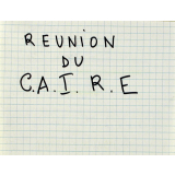 Réunion du C.A.I.R.E.