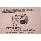 Buvard publicitaire. Amplix Radio. Récepteurs antiparsite.