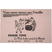 Buvard publicitaire. Amplix Radio. Récepteurs antiparsite.