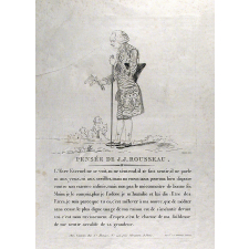 Pensée de J.J. Rousseau.