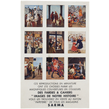 Buvard publicitaire. Images de notre Histoire. Magasins Sarma.