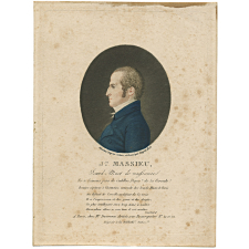 Jean Massieu. Sourd-muet de naissance. Né à Semens près de Cadillac Département de la Gironde.