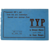 Buvard publicitaire. Typ. Le détergent Moderne pour tous les Usages Ménagers.