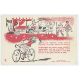 Buvard publicitaire. Si les rois fainéants avaient connu la bicyclette...