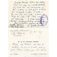 Lettre à Claude Cuénot.