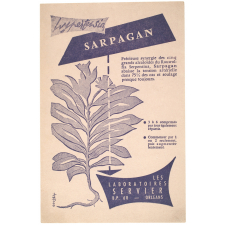 Buvard publicitaire. Sarpagan.